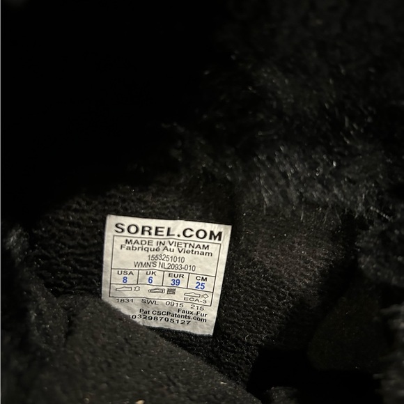 Sorel Black Lace-Up Snow Boots - Picture 5 of 5